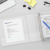 Staples 976179 Standard 5-Inch D 3-Ring View Binder White (26360-Cc)
