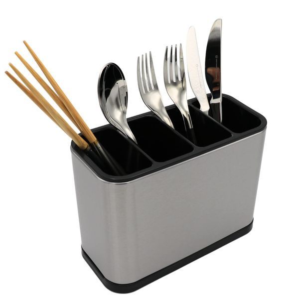 FALOFALO Kitchen Cutlery Stand, Space Saving, Chopsticks Stand, Stainless Steel, Keeps You Clean!