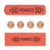 Penny Flat Coin Wrappers, Solid Bundle of 1,000
