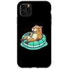 Hülle für iPhone 11 Pro Max Cute Capybara Pool Float