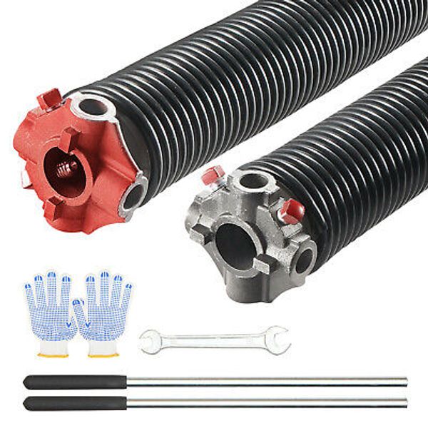 VEVOR Garage Door Torsion Springs Pair of 0.25 x 2 x 30inch with Winding Bars