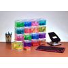 Really Useful Box 16x0.14 Litre Plastic Storage Box Organiser Clear & Assorted