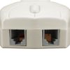 sourcing map Amplifier Bell Extra-Loud Telephone Ring Ringer RJ11 6P2C Mouse Shape