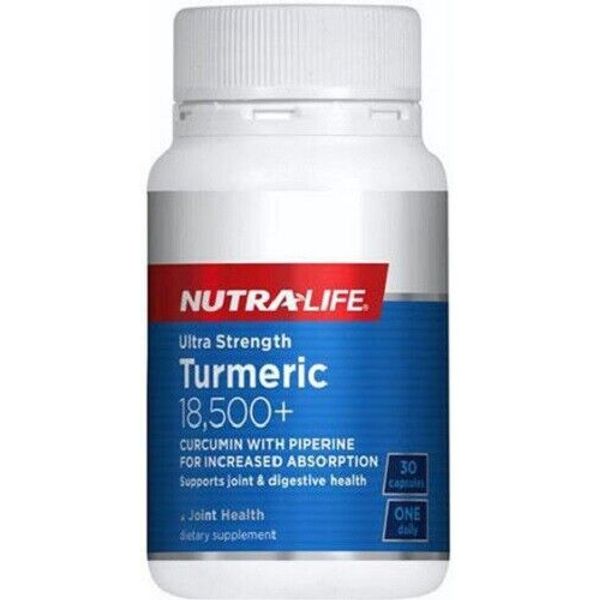 Nutra-Life Turmeric 18,500+ Capsules 30