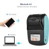  Mini Portable Bluetooth Thermal Label Receipt Printer 58mm Wireless POS