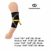 Elbow Compression Sleeve Support for Weightlifting Tennis Golf Tendinitis Medium