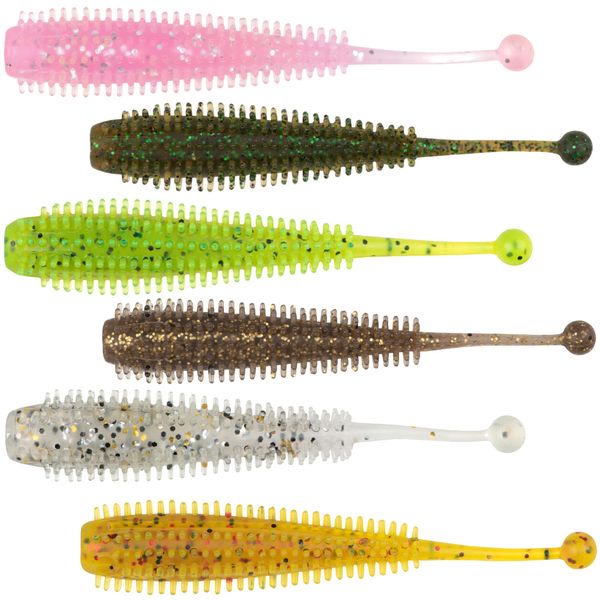 Fox Rage Creature Swing Ball - Rubber Bait, Colour: Sparkling Oil UV, Length: 7 cm, Pack of 8