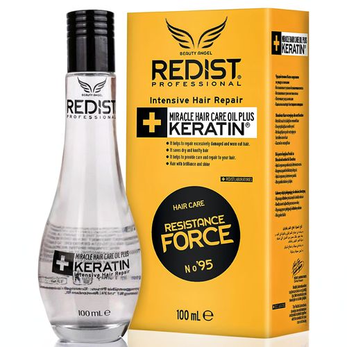 REDIST Keratin Hair Oil 100 ml for Anti-Frizz Treatment of Dry, Brittle & Damaged Hair I Hair Care Keratin Hair Treatment I Keratin Hair Oil Treatment | Shine & Smoothness | Eyelash Oil
