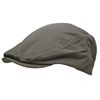 TOSKATOK Men's Shower Proof Water Resistant Flat Cap- Olive