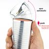 EZESO Spectacles Case Hard Silver Aluminum Metal Glasses Protective Case Small Frame (1PCS CASE)
