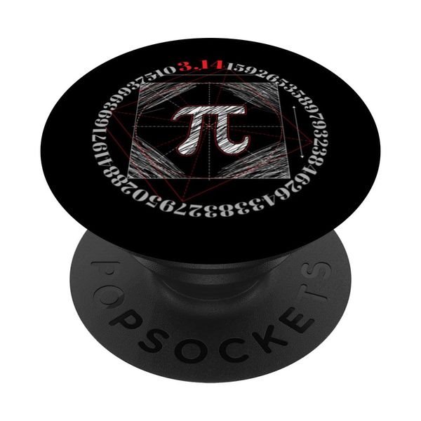 Cool Pi March 14 Math Day Mathematics Happy Pi Day PopSockets Swappable PopGrip