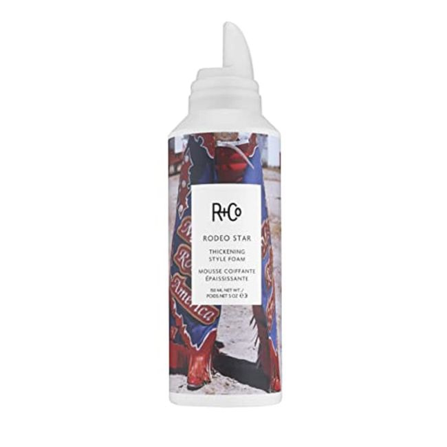 R+Co Rodeo Star Thickening Foam, Adds Dramatic Volume to Fine to Medium Hair