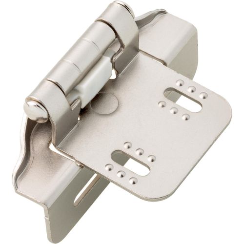 Franklin Brass H01911K-SN-B Semi-Wrap Self-Closing 1/4" Overlay Hinge, Satin Nickel, 10-Pack