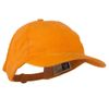 Ladies Washed Cotton Ponytail Cap - Orange OSFM