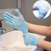Exfoliating Gloves,3 Pair Bath Gloves Exfoliating Washing Gloves Double Sided Microfibre Shower Body Gloves for Adults and Kids