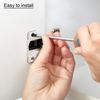Blum 110 Degrees Screw on Self Closing Compact 33 Hinge Pack of 8 Plates Require