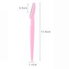 Meiyea 12 Pcs Eyebrow Razor Shaper Trimmers Shavers,Exfoliating Tool for Women and Men (Pink, Yellow, Blue)