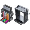 Skywin- Game Storage Tower Compatible With Nintendo Switch, Nintendo Switch Stand Holder, Game Disk Rack, Controller Organizer, Switch Holder Stand for Gamers (Black)