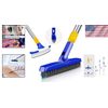 Professional Grade Tile and Grout Cleaning Brush Set with Long Handle – 2 Pack