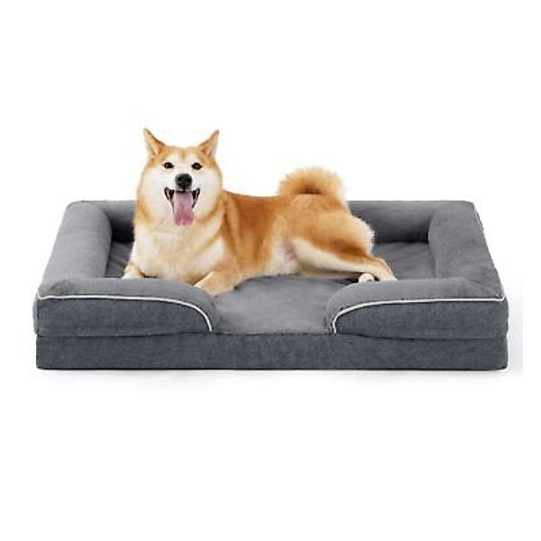 Made4Pets Orthopedic Dog Bed for Extra Large Dogs, Supportive Foam XL Pet Bed...