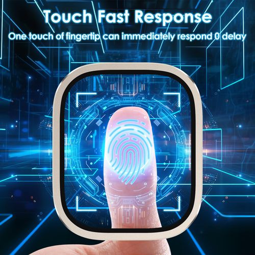 For Apple Watch Ultra Screen Protector 49mm, Titanium Alloy Frame with 9H Tempered Glass Anti-Scratch High Definition Bubble Free Lightweight Protective Glass Film for iWatch Ultra 2