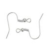 Earring Hooks - 200 pcs - 18 mm with Kare & Kind® Retail Packaging (Silver)