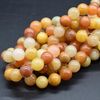 Quartzite (Orange) Semi-Precious Gemstone Round Beads - 10mm - 15" Strand