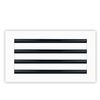 16x8 Modern AC Vent Cover, Decorative White Air Vent Linear Diffuser, Buildmart