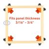 90 Degree Angle Clamps Woodworking Corner Clamp Right Angle Clip Fixer 4 PCS/Set