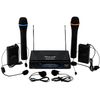 Hisonic HS596B Dual Channel Wireless Handheld and Headset Microphone System
