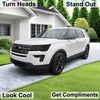 BOGAR TECH DESIGNS Full Headlight Head Light Tint Kit Compatible with Ford Explorer 2016-2019, Dark Smoke
