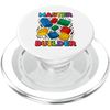 3 Year Old Blocks Building Master Builder 3rd Birthday Boy PopSockets PopGrip for MagSafe