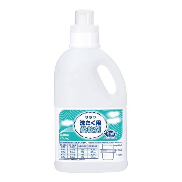Saraya 51689 Refill Bottle for Fabric Softeners for Washing 28.5 fl oz (850 ml) Empty Container