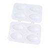 Kibbeh Rolls Maker Mold 4 Grids Meatball Mold Processor Manual Meatloaf Maker Press Tool Kitchen Accessories for Making Fried Kibbeh