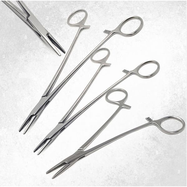 3x MAYO HEGAR NEEDLE HOLDER STAINLESS STEEL CE SURGICAL INSTRUMENT 6" + 7" + 8"