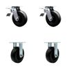 Service Caster Brand Replacement Caster Set for Husky Tool Chest HOTC24XDBB1F