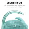 JBL Clip 4 Portable Bluetooth Speaker (White) + Bundle with divvi! Protective Hardshell Case (Black)