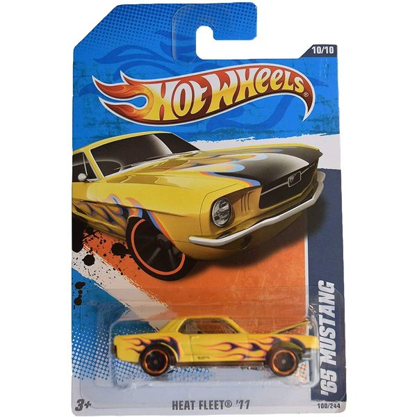 Hot Wheels '65 Mustang, [yellow] 2011 Heat Fleet 10/10