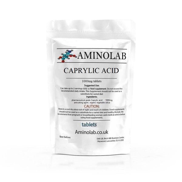 Aminolab - Caprylic Acid 1000mg 365 Tablets