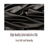 BONNET QUEEN Braid Bonnet Foldable Extra Long Bonnet for braids Silk Bonnet Satin Bonnet With tie band Hair Bonnet For Sleeping Night for Locs Black