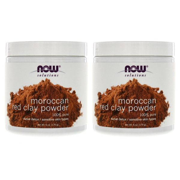 NOW Foods Red Clay Powder Moroccan - 6 oz.