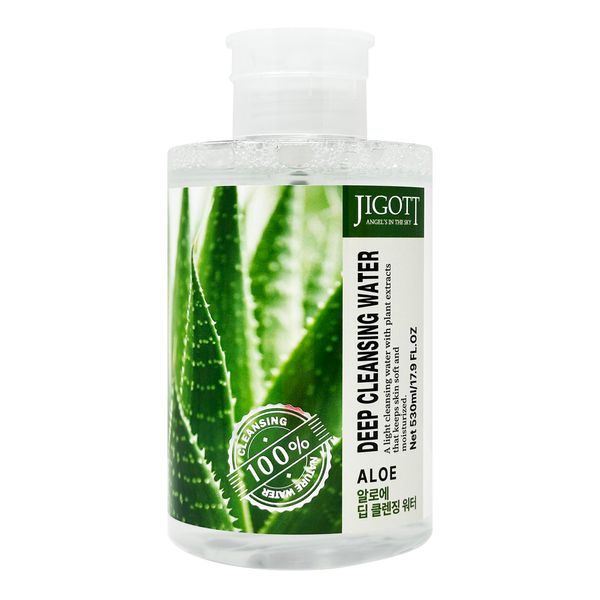 Jigott - Aloe Deep Cleansing Water 17.92FL OZ/530ml