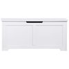 39.4'' Large Toy Box Storage Organizer Cabinet Bed End Bench with Safty Hinge