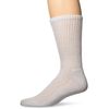 MD USA Seamless Toe-Wave-In Mesh Diabetic Crew Socks, White, Large