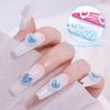 Nail Parts, Approx. 300 Pieces Set, Clear Aurora Ribbon, Bow, 3D Dimensional, Bow, Nail Art, Jewelry Parts, Handmade Decoration Parts, Accessory Parts, for Resin (Multi Ribbon)