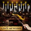 12 LED Magical Floating Candles with Wizard Wand Remote for Celebrations