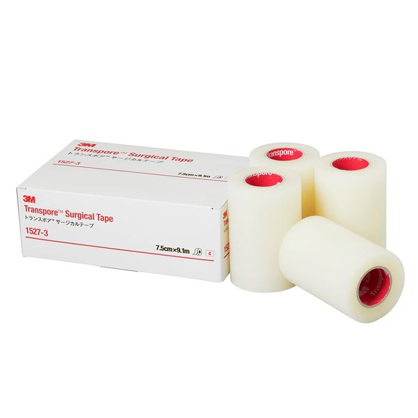 3M Transpore 1527-3 (75mm) 4 Cans