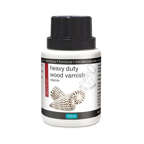 POLYVINE Heavy Duty Interior Wood Varnish Satin 100ml