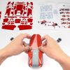 WRAPGRADE Skin Stickers compatible with DJI Air 3 | Full Wrap Set (TITANIUM)