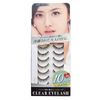 CLEAR EYELASH False Eyelashes, Pine, Large Capacity, 10 Pairs (Cool Type)